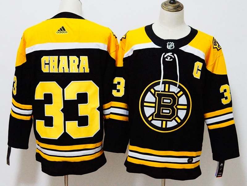 Boston Bruins GHARA #33 Black NHL Jersey