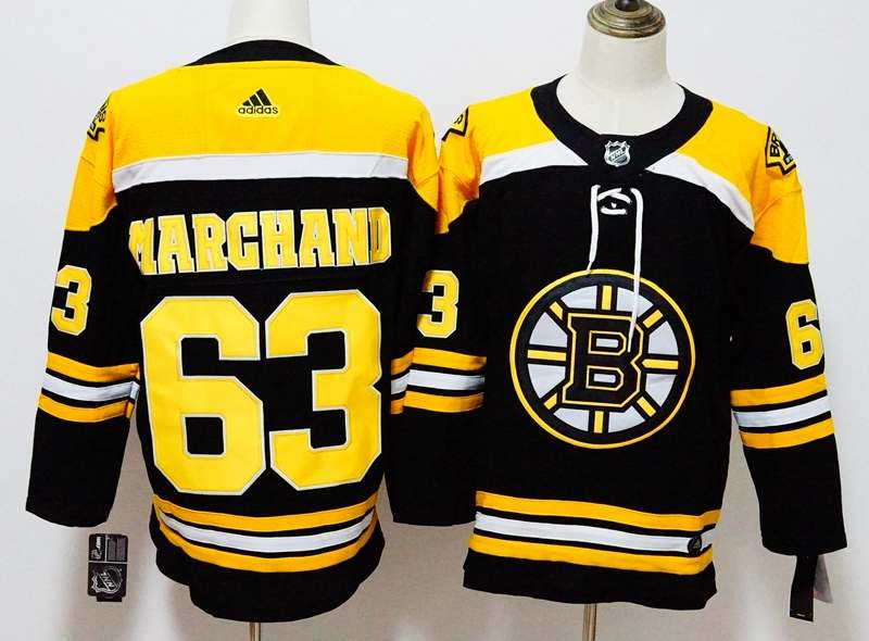 Boston Bruins MARGHAND #63 Black NHL Jersey