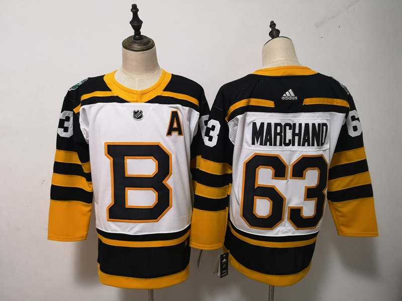 Boston Bruins MARGHAND #63 White Classics NHL Jersey