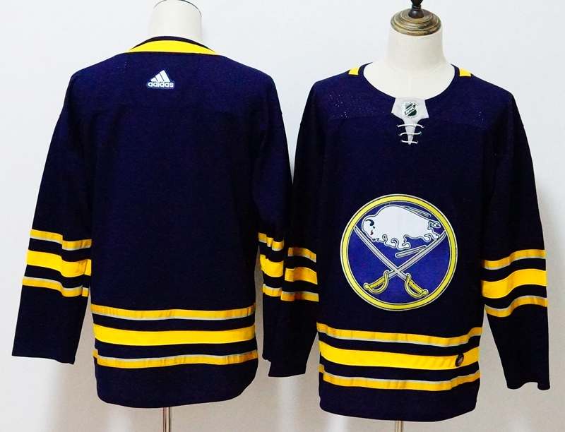 Buffalo Sabres Custom Dark Blue NHL Jersey