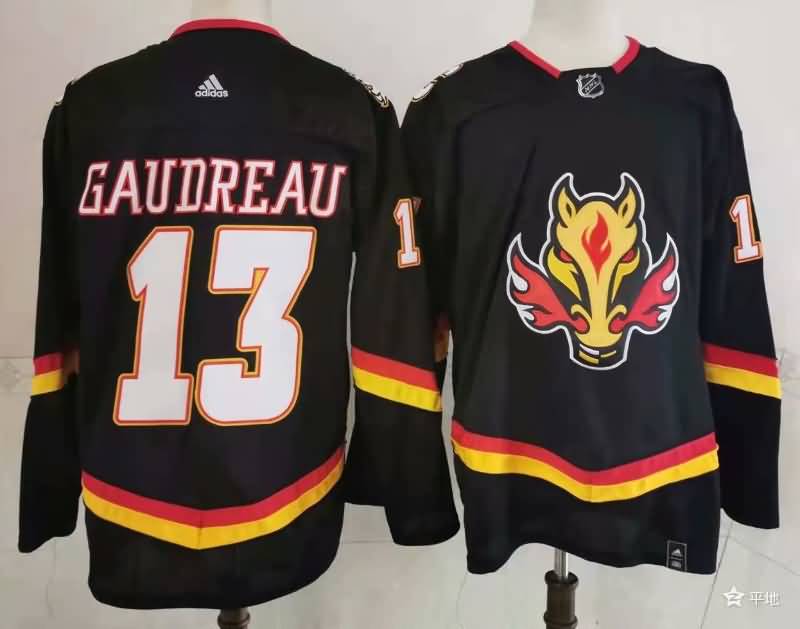 Calgary Flames GAUDREAU #13 Black NHL Jersey