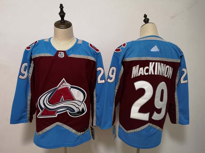 Colorado Avalanche MACKINNON #29 Maroon NHL Jersey