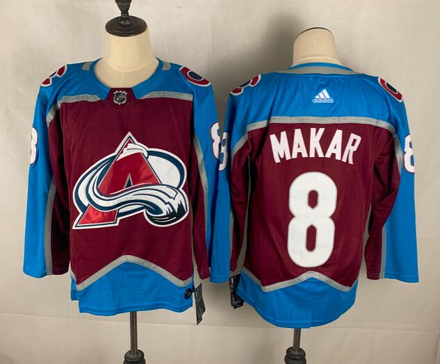 Colorado Avalanche MAKAR #8 Maroon NHL Jersey