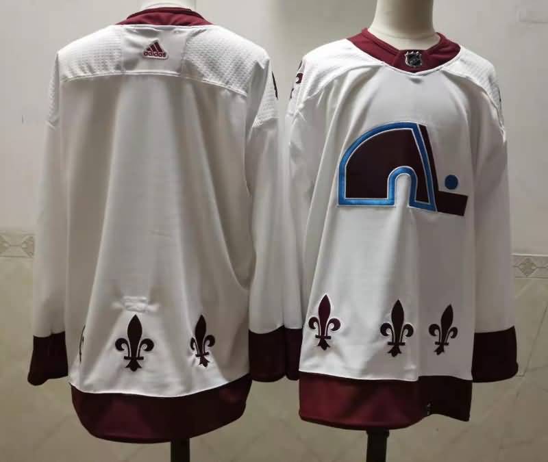 Colorado Avalanche White Classica NHL Jersey Custom