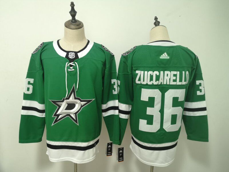 Dallas Stars ZUCCARELLO #36 Green NHL Jersey