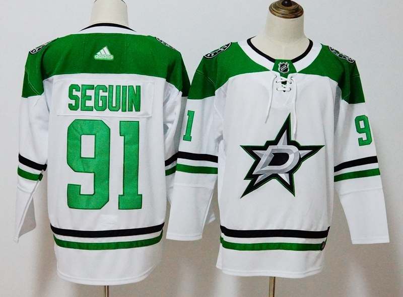Dallas Stars SEGUIN #91 White NHL Jersey