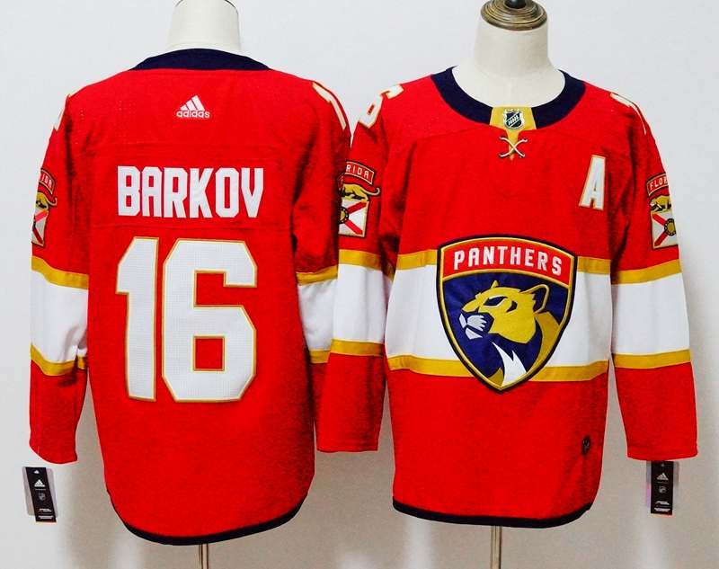 Florida Panthers BARKOV #16 Red NHL Jersey