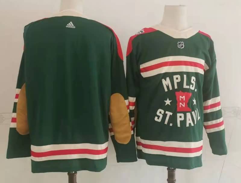 Minnesota Wild Custom Green NHL Jersey 02