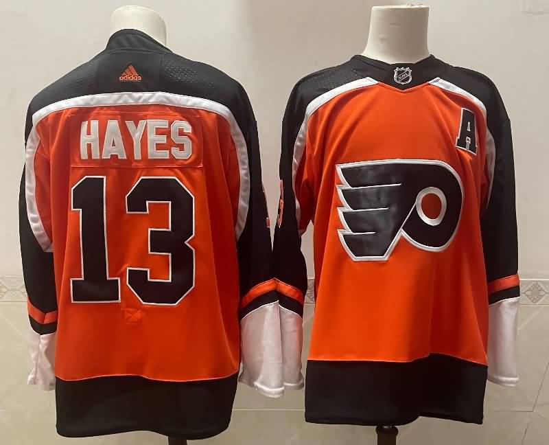 Philadelphia Flyers HAYES #13 Orange NHL Jersey