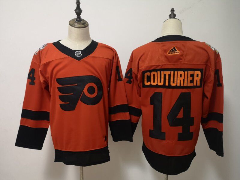 Philadelphia Flyers COUTURIER #14 Orange NHL Jersey