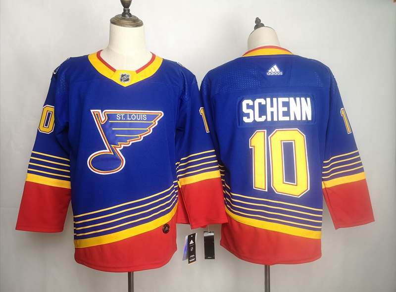 St Louis Blues SCHENN #10 Blue Classics NHL Jersey