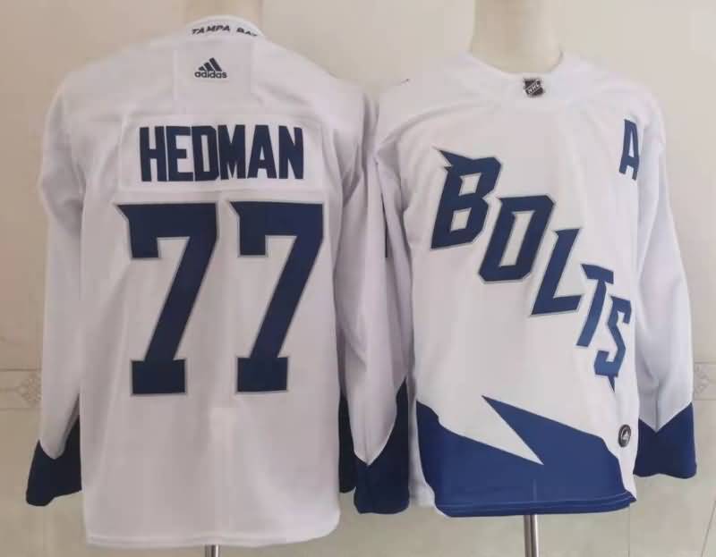 Tampa Bay Lightning HEDMAN #77 White NHL Jersey