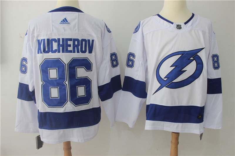 Tampa Bay Lightning KUCHEROV #86 White NHL Jersey