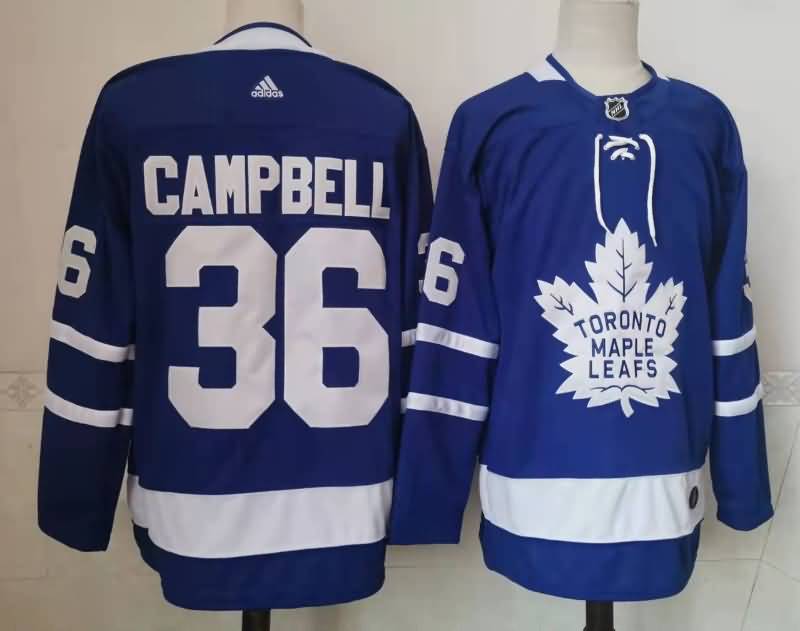 Toronto Maple Leafs CAMPBELL #36 Blue NHL Jersey