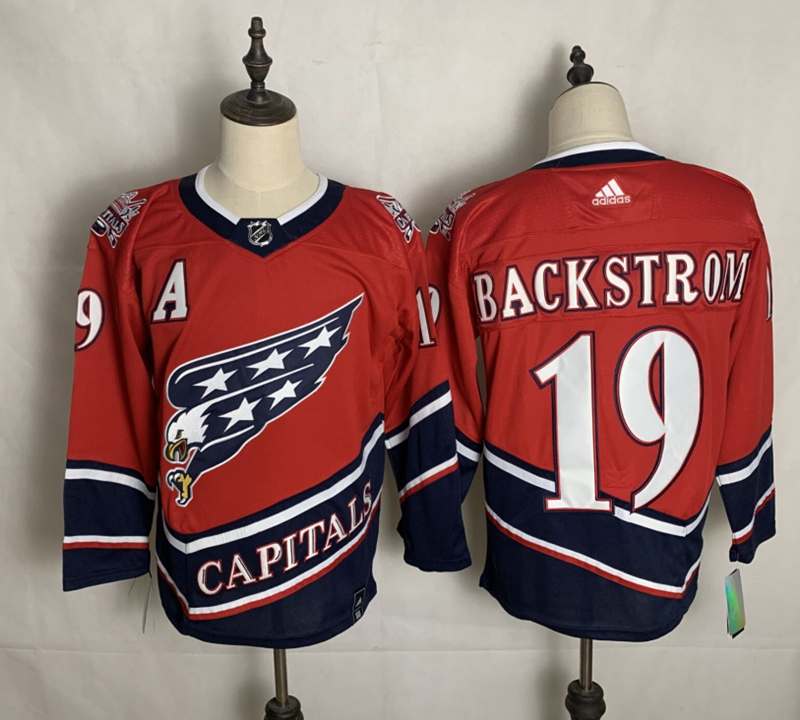 Washington Capitals BACKSTROM #19 Red Classics NHL Jersey