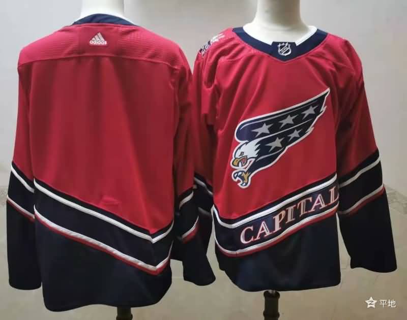 Washington Capitals Custom Red Classica NHL Jersey 02