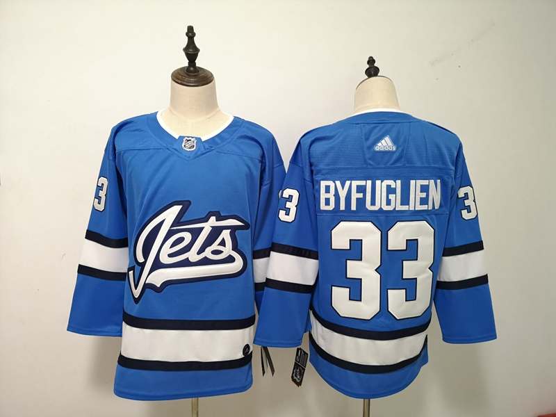 Winnipeg Jets BYFUGLIEN #33 Blue NHL Jersey