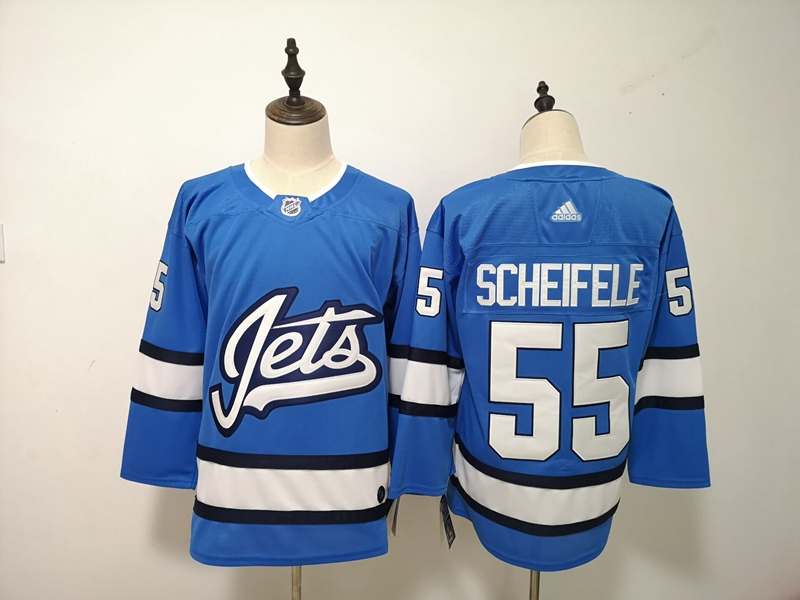 Winnipeg Jets SCHEIFELE #55 Blue NHL Jersey