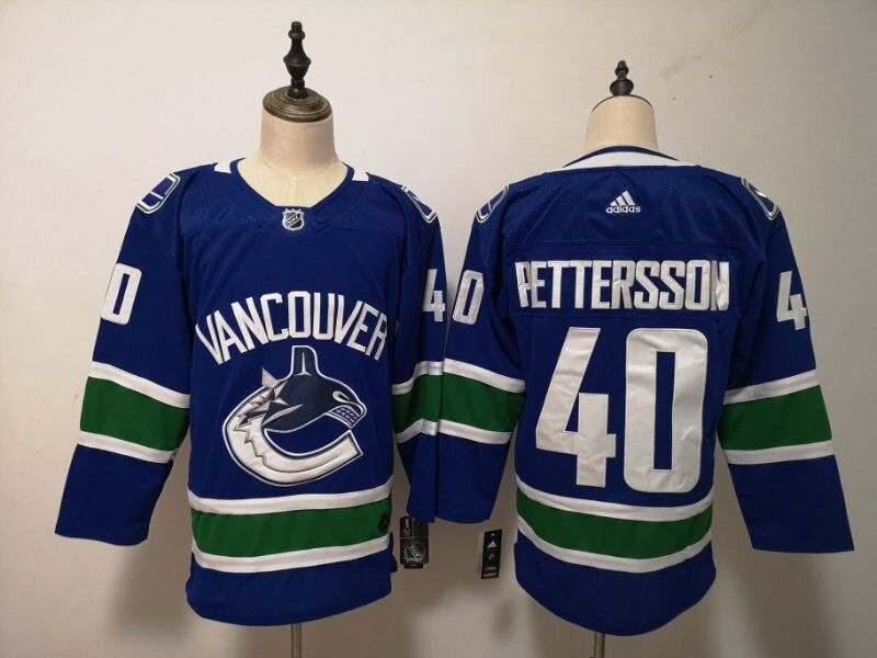 Vancouver Canucks PETTERSSON #40 Blue Women NHL Jersey