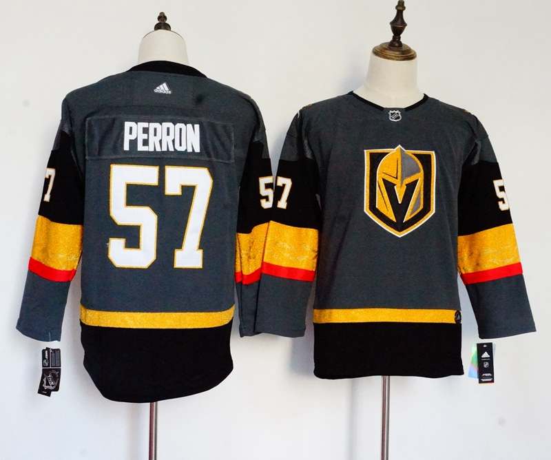 Vegas Golden Knights PERRON #57 Grey Women NHL Jersey