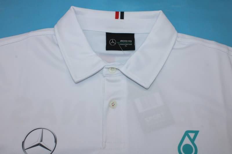 AAA(Thailand) Mercedes 2021 White Polo Soccer T-Shirt