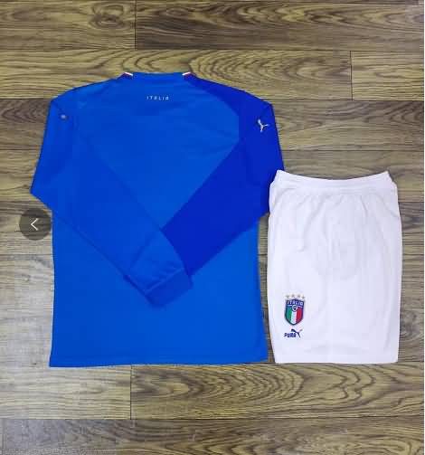 Italy 2022/23 Home Long Slevee Soccer Jersey