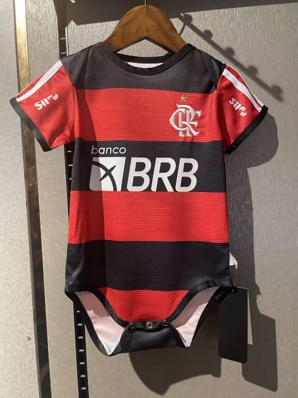 AAA(Thailand) Flamengo 2023 Home Baby Soccer Jerseys