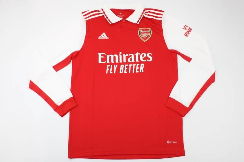 AAA(Thailand) Arsenal 22/23 Home Long Slevee Soccer Jersey
