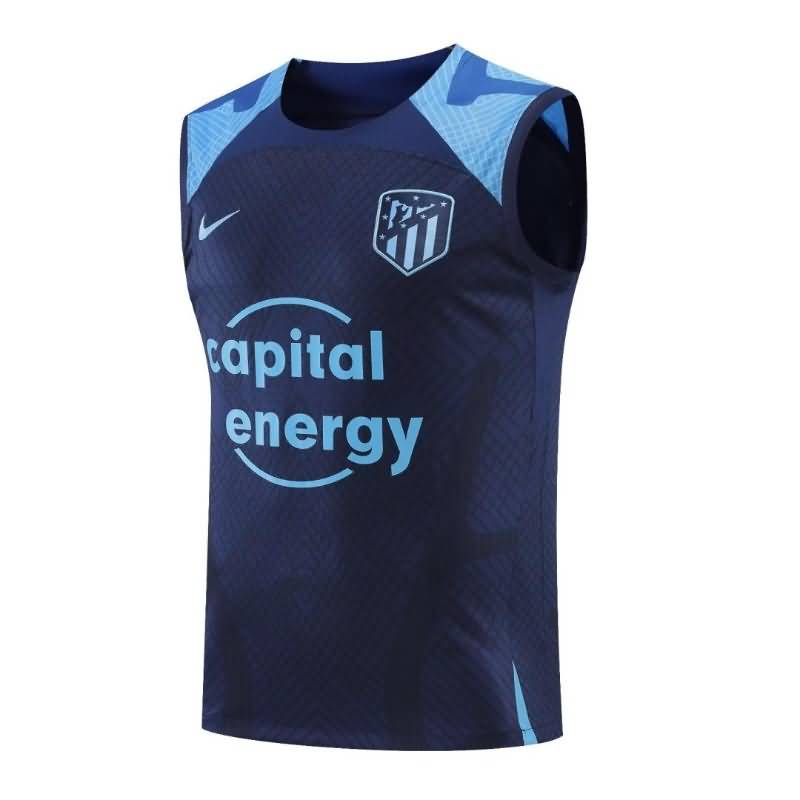 AAA(Thailand) Atletico Madrid 22/23 Blue Vest Soccer Jersey