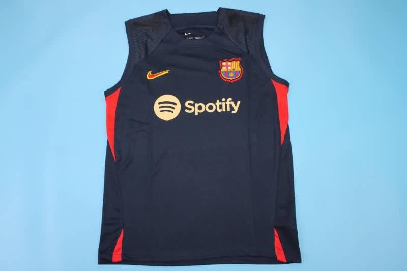 AAA(Thailand) Barcelona 22/23 Black Vest Soccer Jersey 02