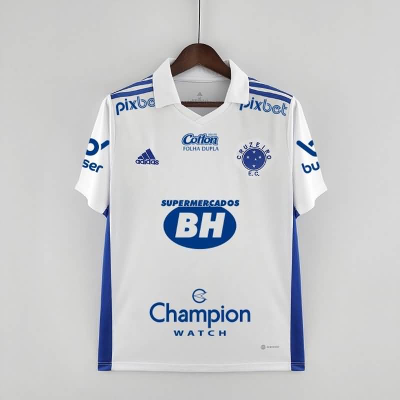 AAA(Thailand) Cruzeiro 2022 Away Sponsers Soccer Jersey