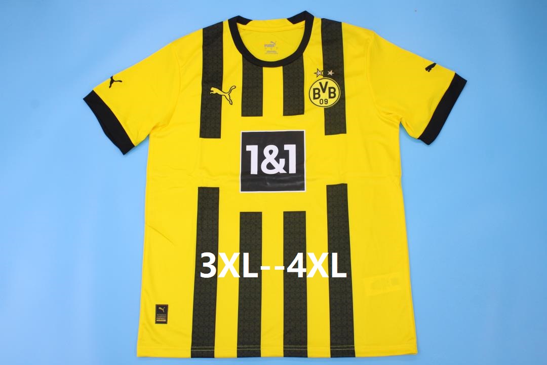 AAA(Thailand) Dortmund 22/23 Home Soccer Jersey(Big Size)