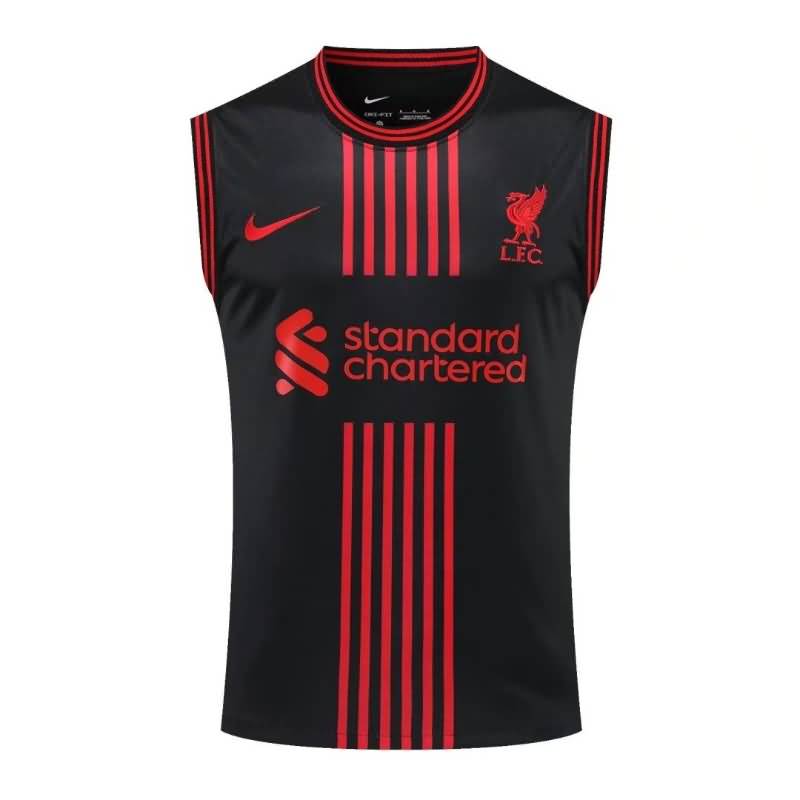 AAA(Thailand) Liverpool 22/23 Black Vest Soccer Jersey 02