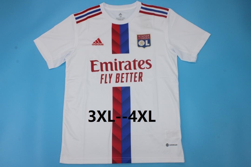 AAA(Thailand) Lyon 22/23 Home Soccer Jersey (Big Size)