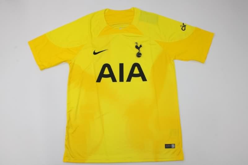 AAA(Thailand) Tottenham Hotspur 22/23 Goalkeeper Yellow Vest Soccer Jersey