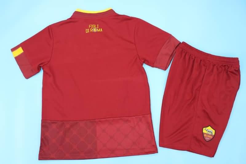 AS Roma 22/23 Kids Home Soccer Jersey And Shorts