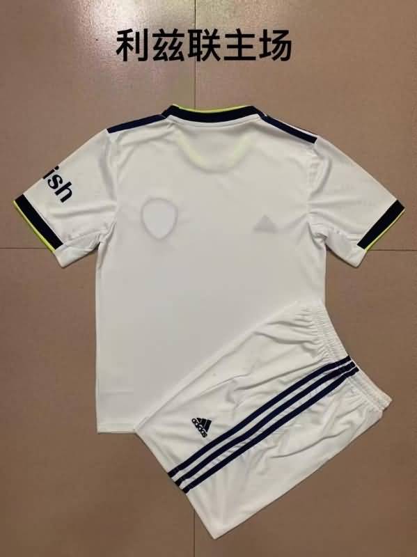 Leeds United 22/23 Kids Home Soccer Jersey And Shorts