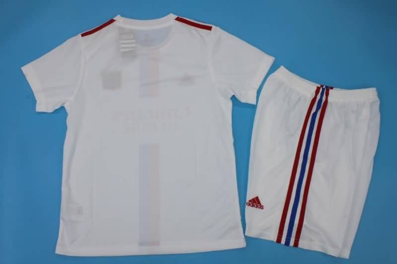 Lyon 22/23 Kids Home Soccer Jersey And Shorts