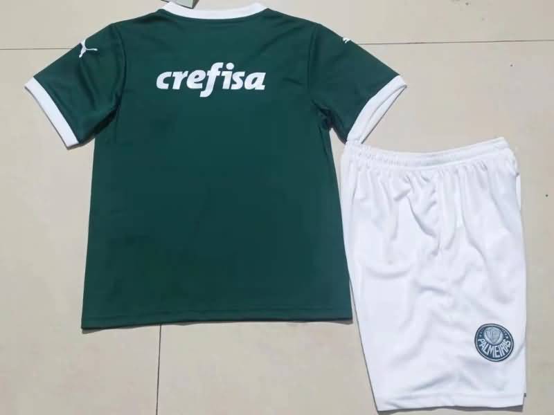 Palmeiras 2022 Kids Home Soccer Jersey And Shorts