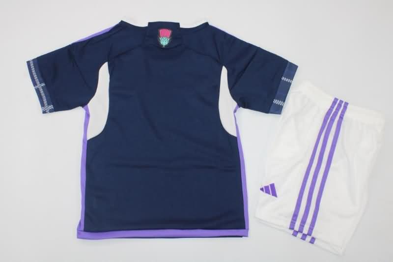 Scotland 2022 Kids Home Soccer Jersey And Shorts