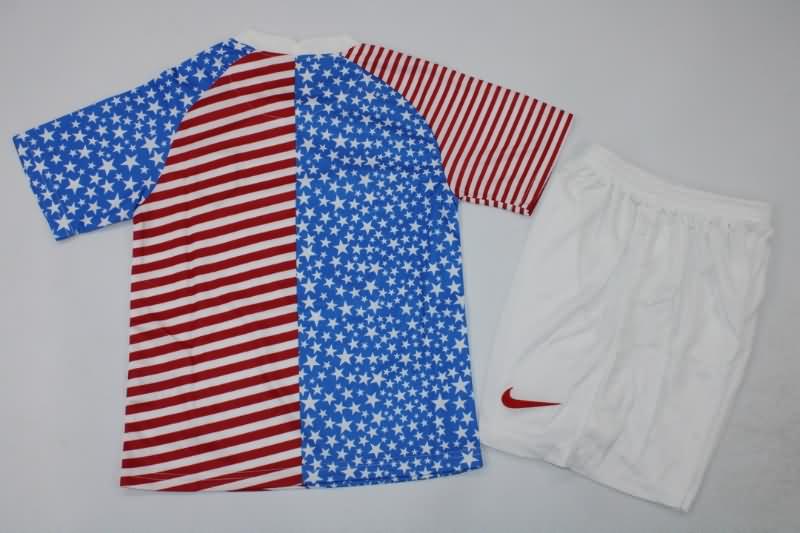 USA 2022 Kids Concept Soccer Jersey And Shorts