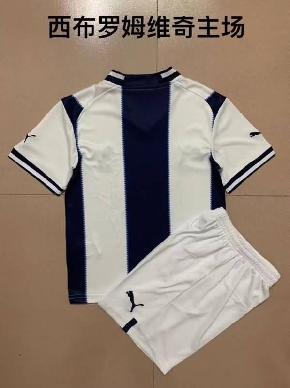West Bromwich 22/23 Kids Home Soccer Jersey And Shorts