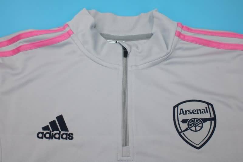 AAA(Thailand) Arsenal 22/23 White Soccer Tracksuit