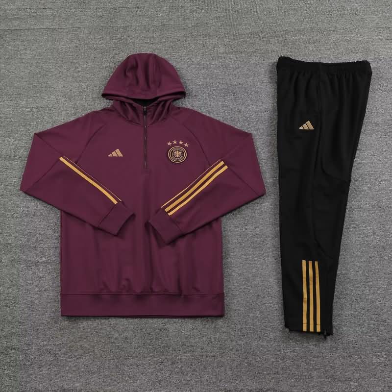 AAA(Thailand) Germany 2023 Dark Red Soccer Tracksuit