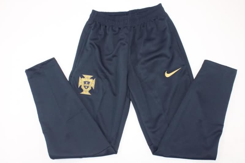 AAA(Thailand) Portugal 2022 Black Soccer Tracksuit 02
