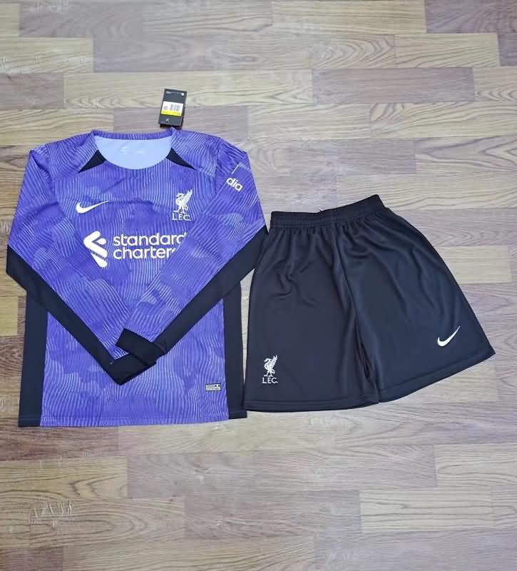 Liverpool 23/24 Third Long Sleeve Soccer Jersey