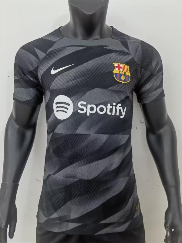 AAA(Thailand) Barcelona 23/24 Goalkeeper Black Soccer Jersey (Player) Leaked