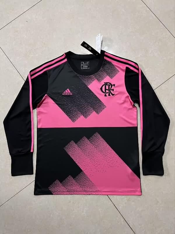 AAA(Thailand) Flamengo 2023 Goalkeeper Pink Long Soccer Jersey