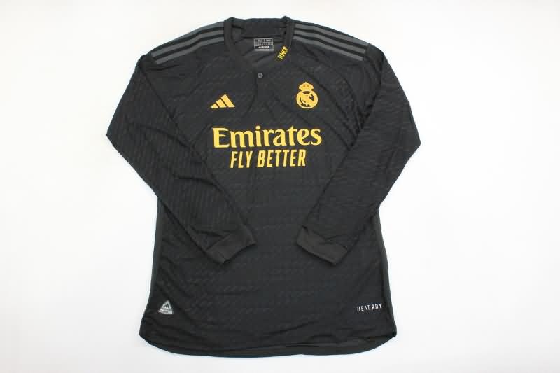AAA(Thailand) Real Madrid 23/24 Third Long Sleeve Soccer Jersey (Player)