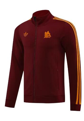 AAA(Thailand) AS Roma 23/24 Red Soccer Jacket